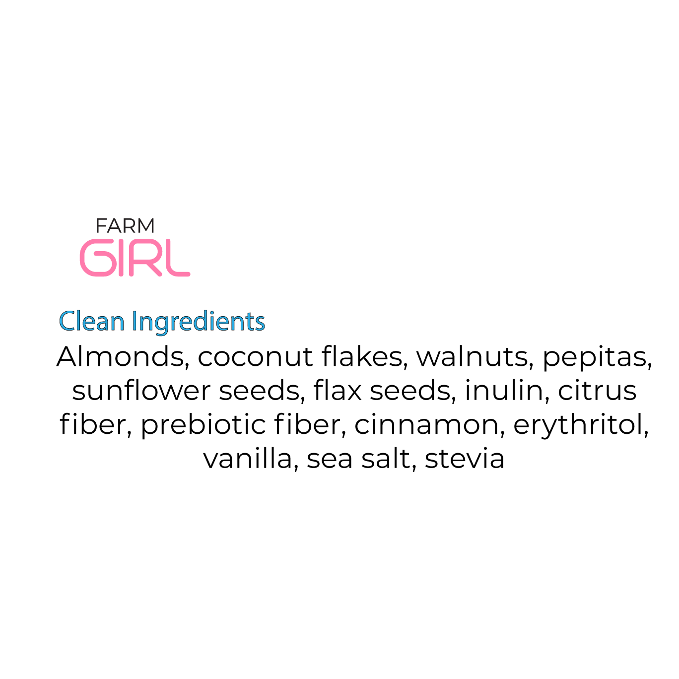 Keto Mix Cinnamon Maple Keto Granola 12 pack Farm Girl Direct